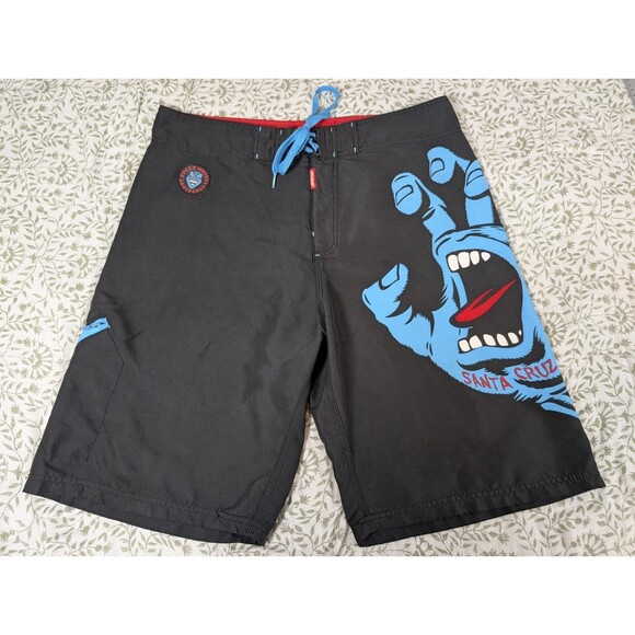 Santa Cruz Screaming Hand Board Shorts - Picture 1 of 7